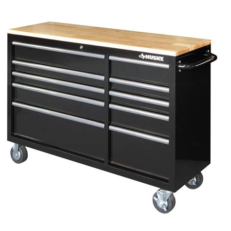 Husky side cabinet tool box. Husky Rolling Tool Cabinet Chest Box 52 In.-10 Drawer ...