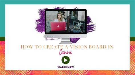 How To Create A Vision Board In Canva Youtube