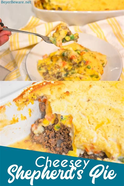 Submitted 1 year ago by casewood. Cheesy Shepherd's Pie - Mashed Potato Ground Beef Casserole