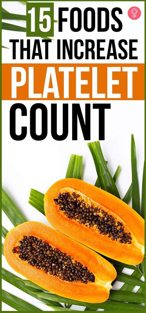 15 Best Foods That Increase Platelet Count Naturally Healing Food