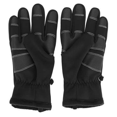 Mgaxyff Winter Warm Windproof Full Finger Touch Screen Driving Cycling Gloves For Men Women