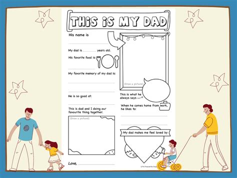 Fathers Day Printable This Is My Dad The Treasure Box Sg
