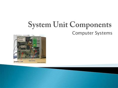 System Unit Components