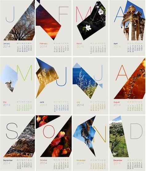 Graphic Design Calendar