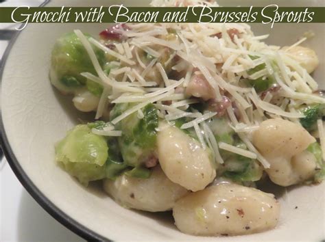 Gnocchi With Bacon And Brussels Sprouts Brussel Sprouts Chicken