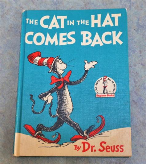 The Cat In The Hat Comes Back By Dr Seuss By Booksrareandvintage