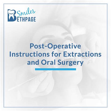 Teeth Extractions And Oral Surgery Aftercare Instructions