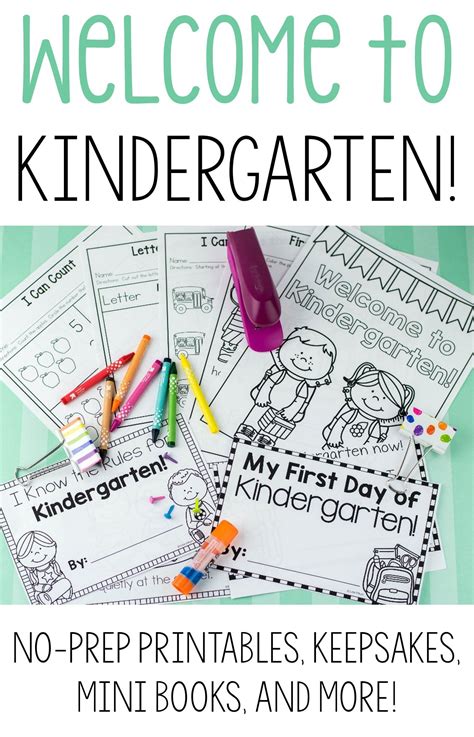 Back To School Activities For Kindergarten Welcome To Kindergarten