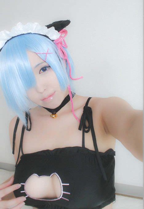 Nude Rem Cat Keyhole Lingerie Ero Cosplay By Riona Aise