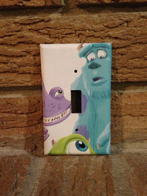 Monsters Inc Light Switch Cover Monsters Inc Sulley Boo Etsy