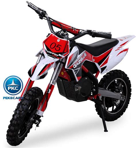 Moto Mini Crossbike Gazelle 24V 500W Roja | Coches electricos para niños