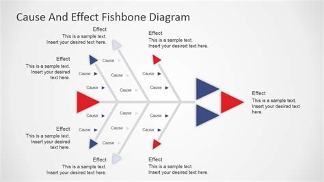 A cause and effect diagram is a tool that helps you do this. Flat Fishbone Diagram for PowerPoint - SlideModel