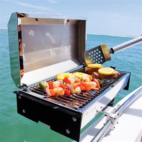 While browsing the market, you will come across so many manufacturing units some of the most promising ones are standard bbq grill, propane bbq grill, charcoal grill and more. Boat Grills: BBQ Equipment on the Water - boats.com