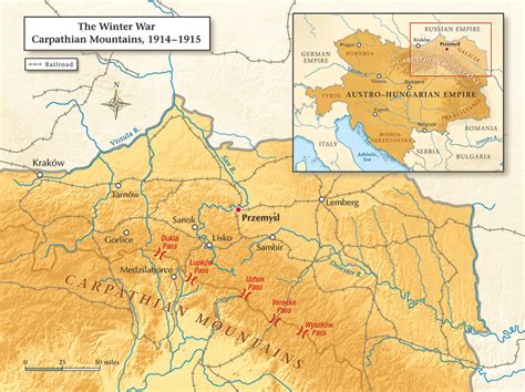 Carpathians Map