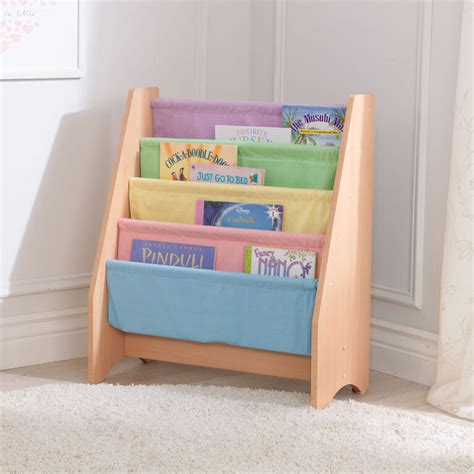 Kidkraft Sling Bookshelf Pastel And Natural Toys R Us Canada