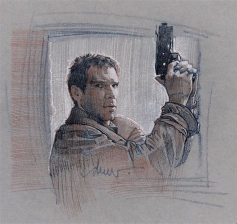 Drew Struzan Sketch Blade Runner Art Blade Runner 2049 Movie Poster