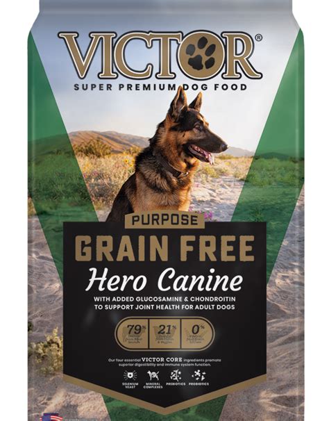 Since the quality of its ingredients is essential to its values, it only works with trusted suppliers, with excellent for dogs of all life stages, including growing puppies and pregnant and lactating females. Victor Grain Free Dog Food Hero Canine - Pawtopia: Your ...