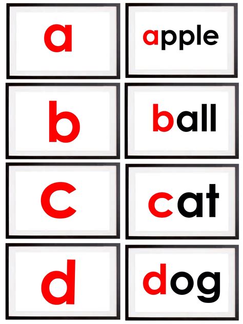 10 Printable Alphabet Flash Cards For Baby Pdf Free Preschool 10