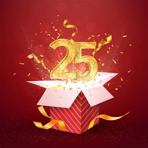 Best 25th Birthday Illustrations Royalty Free Vector Graphics And Clip