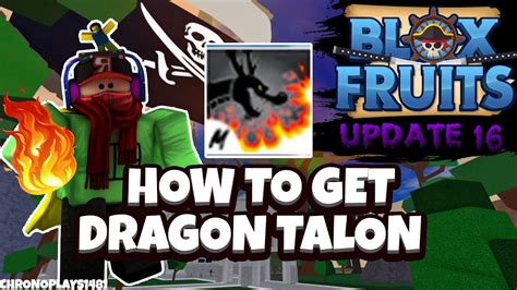 How To Get Dragon Talon And Full Showcase Update 16 Blox Fruits