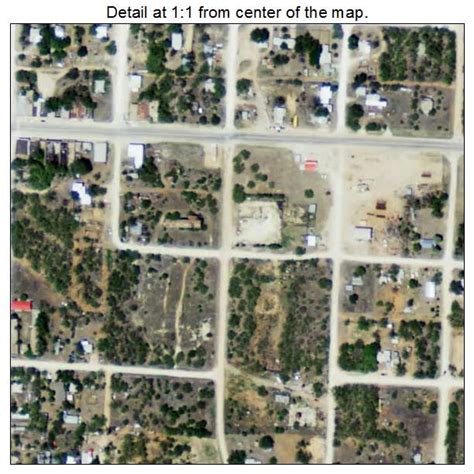 Aerial Photography Map Of Lueders Tx Texas