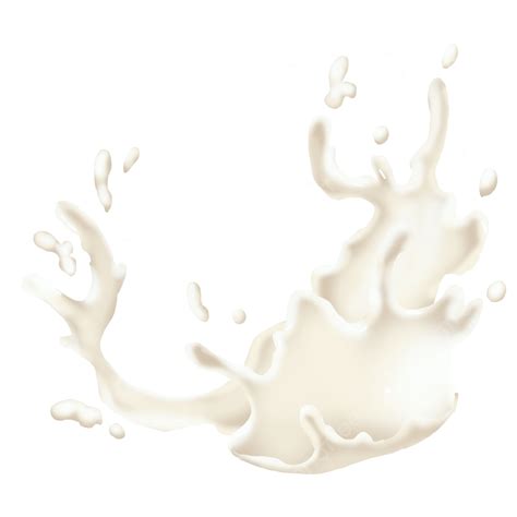 Splashed Milk Drink Splash White Milk Png Transparent Clipart Image