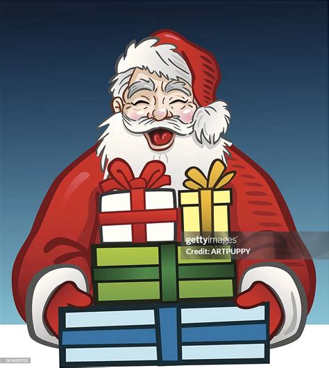 Santa Bringing Ts High Res Vector Graphic Getty Images