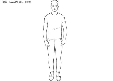 How To Draw A Human Easy Easy Drawing Art Human Drawing Easy