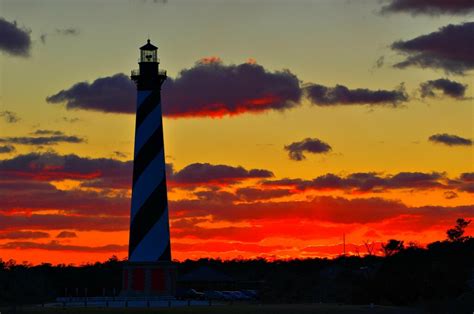 Cape Hatteras Lighthouse Sunset Buxton Nc Lighthousev Flickr