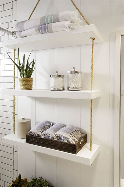 Most of open and floating shelves are most popular type of wall storage in bathrooms because they fulfill the storage function and still don't look bulky and don't make the. Bathroom Wall Storage Ideas To Get The Most Of The ...