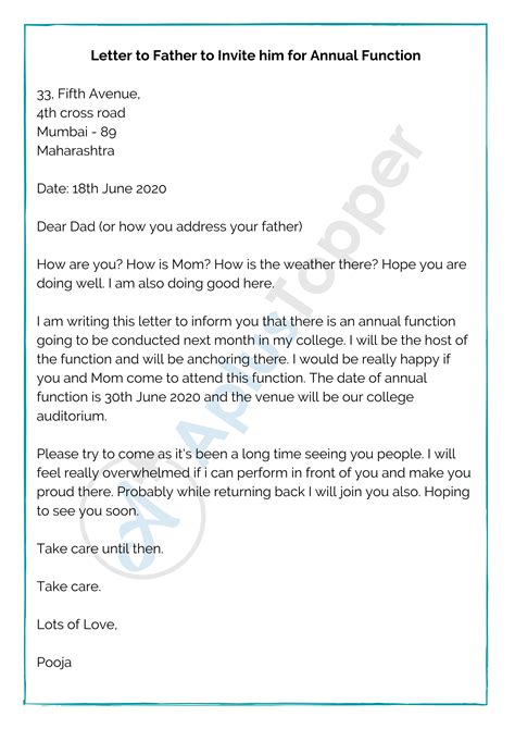 I hear you organised a surprise birthday party for your mother. Sample Letter To Inform Someone For Your Needs | Letter ...