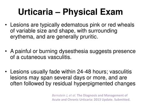 Ppt Chronic Urticaria New Management Options Powerpoint Presentation