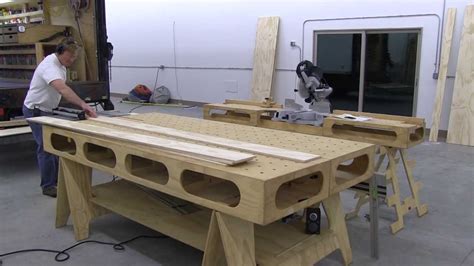 The most common plywood table material is wood & nut. Building the Paulk Workbench: Part 1 Getting Started ...
