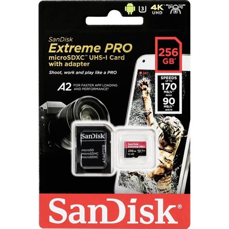 Sandisk Extreme Pro 128gb C10 V30 U3 Uhs 1 A2 R170w90 Sdsqxcy 128g