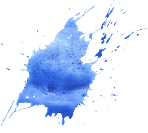 Blue Watercolor Splatter Png Transparent Onlygfx