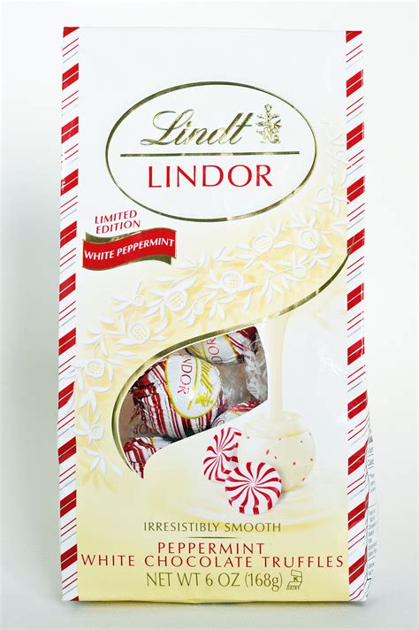Lindt Lindor Peppermint White Chocolate Truffles 60 Peppermint