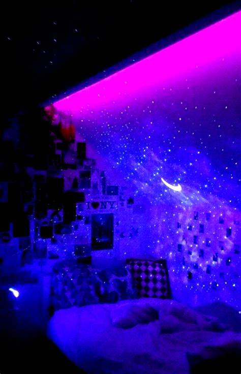 Last year, tiktok users were keen to add a starry light projector to their bedroom decor. tiktok bedroom ideas aesthetic tik tok room #led #lights # ...