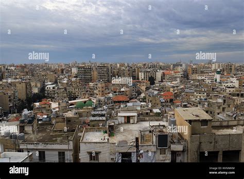 A Panorama Of Tripoli Buildings In Lebanon Stock Photo Alamy