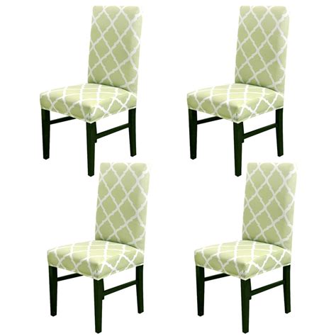 Chair Protector Cover Slipcover Pack Of 4 Eleoption Stretch Removable
