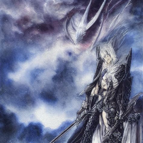 Prompthunt “stormbringer A Watercolour Illustration Of Elric Of