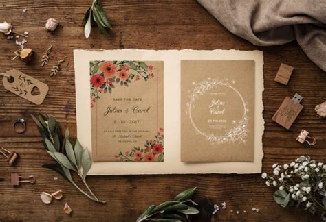 Psd mockups, vectors, illustrations, hd wallpapers and more. Free PSD | Flat lay beautiful assortment of wedding ...