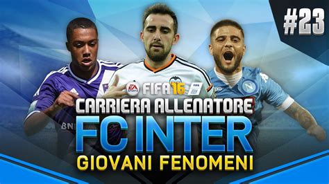 Esercizi, video, analisi e suggerimenti per allenatori di calcio. DUE GIOVANI FENOMENI!! | FIFA 16 CARRIERA ALLENATORE INTER ...