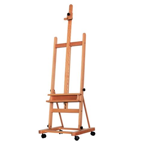 Ubesgoo Beech Wooden Easel 70 To 96 Sturdy H Frame Floor Easel Stand