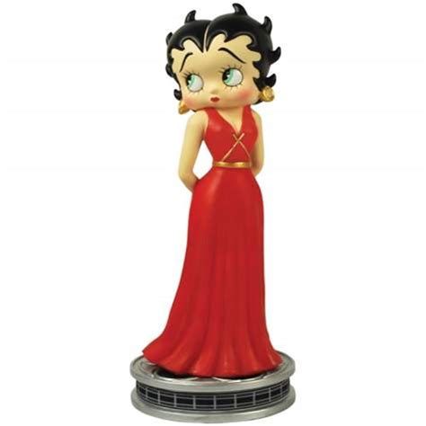 725 Inch Red Carpet Miss Betty Boop In Red Gown Figurine Statue