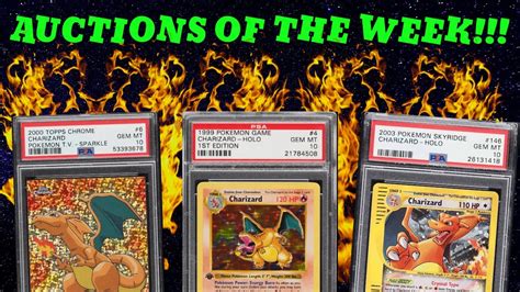 Pokémon Card Auctions Of The Week Youtube