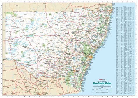 New South Wales Reference Map