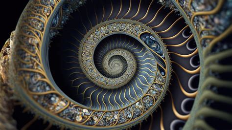 Fibonacci Spirals 4k 3840x2160 By Ai Rwallpapers
