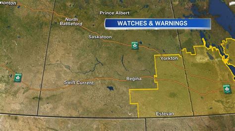 Severe Thunderstorm Watches Issued For Some Areas Of Southeastern Sask