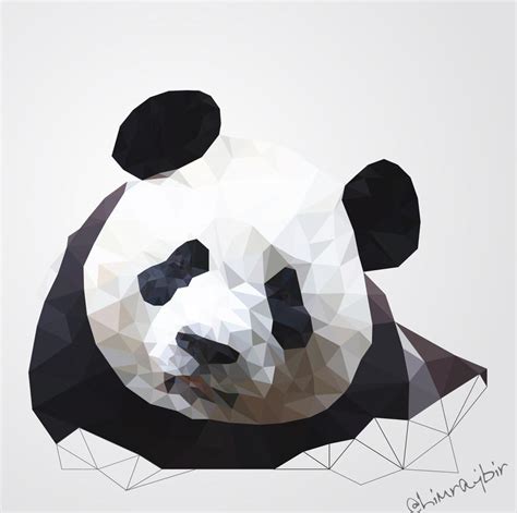 Low Poly Panda By Hbdbir On Deviantart