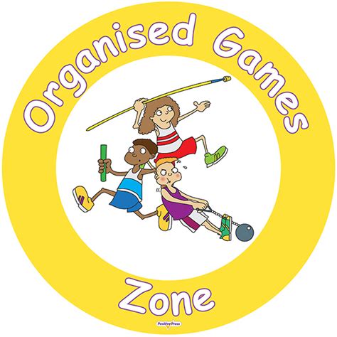 Jenny Mosleys Playground Zone Signs Traditional Games Zone Sign